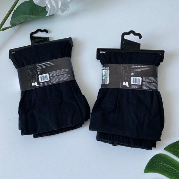 Toronto Maple Leaf Black Leggings Two pairs NWT - Picture 3 of 3